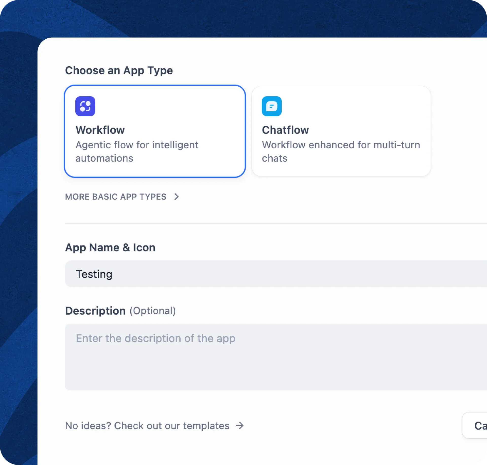 Agentic Platform Dashboard Preview