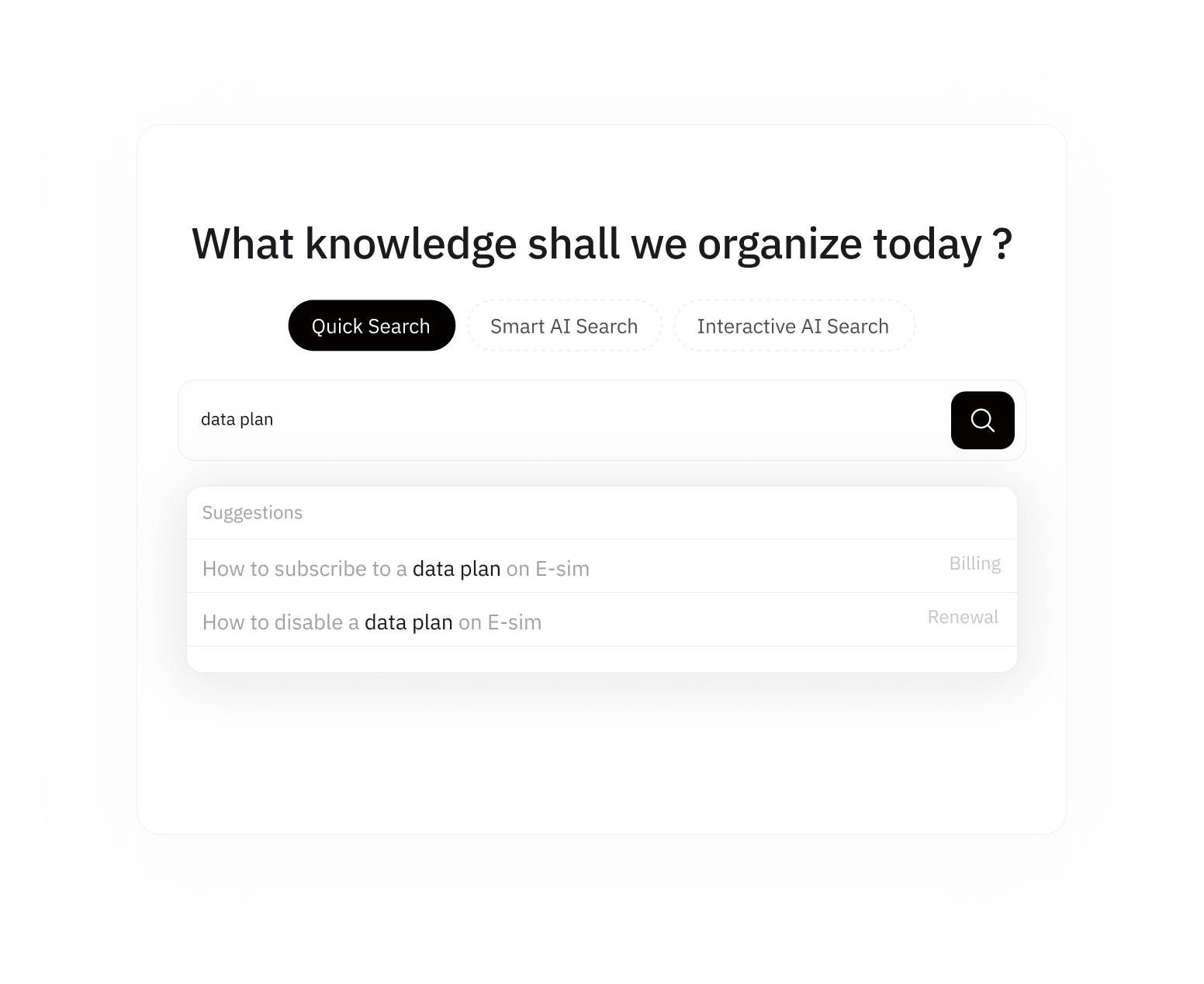 Human Agent Search