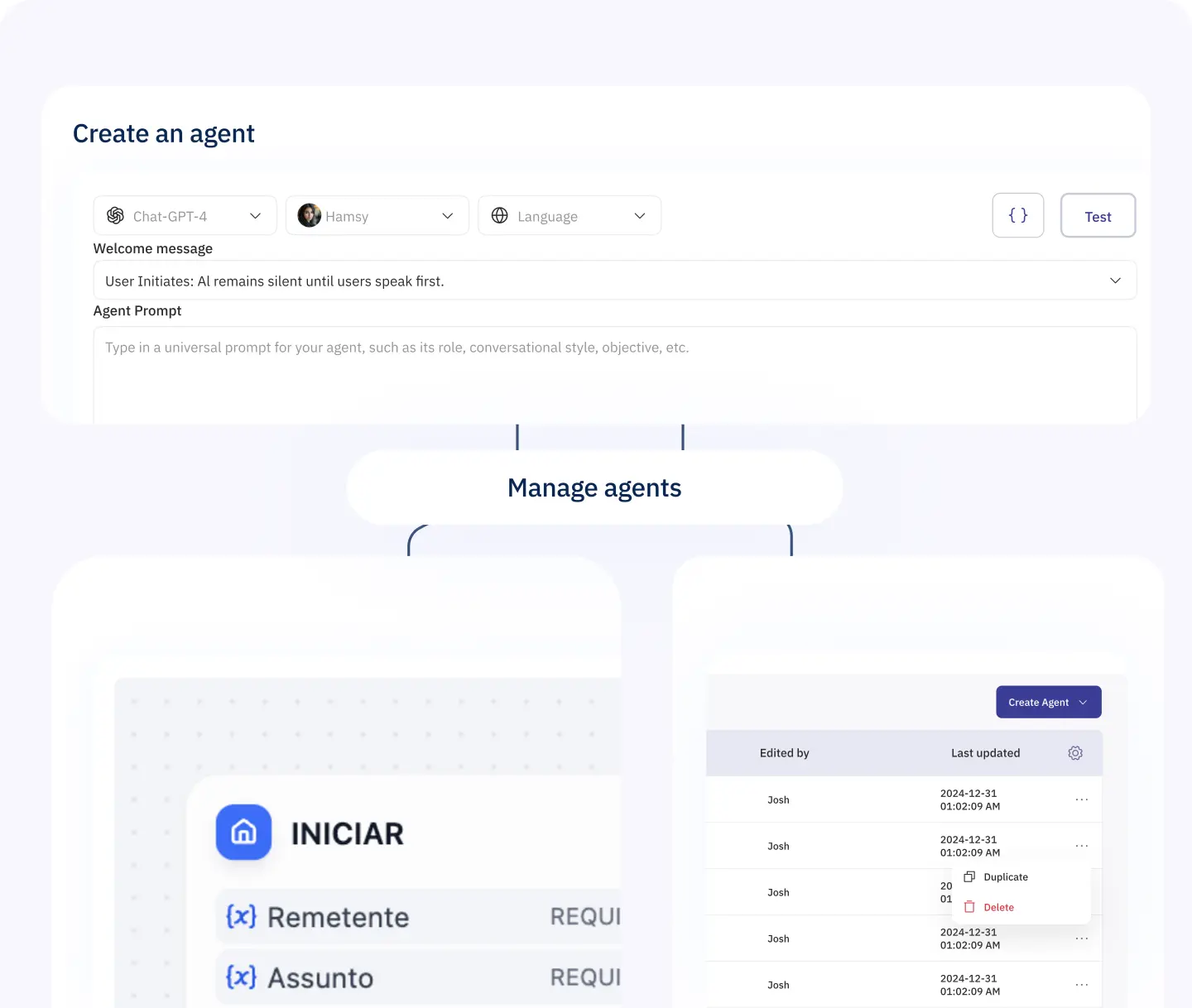 AI agentic platform